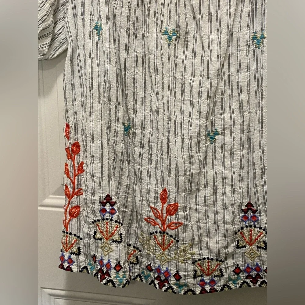 Johnny Was Workshop Peasant Top - Picture 7 of 14